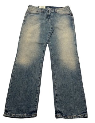H&M Straight Jeans in Denim Blue