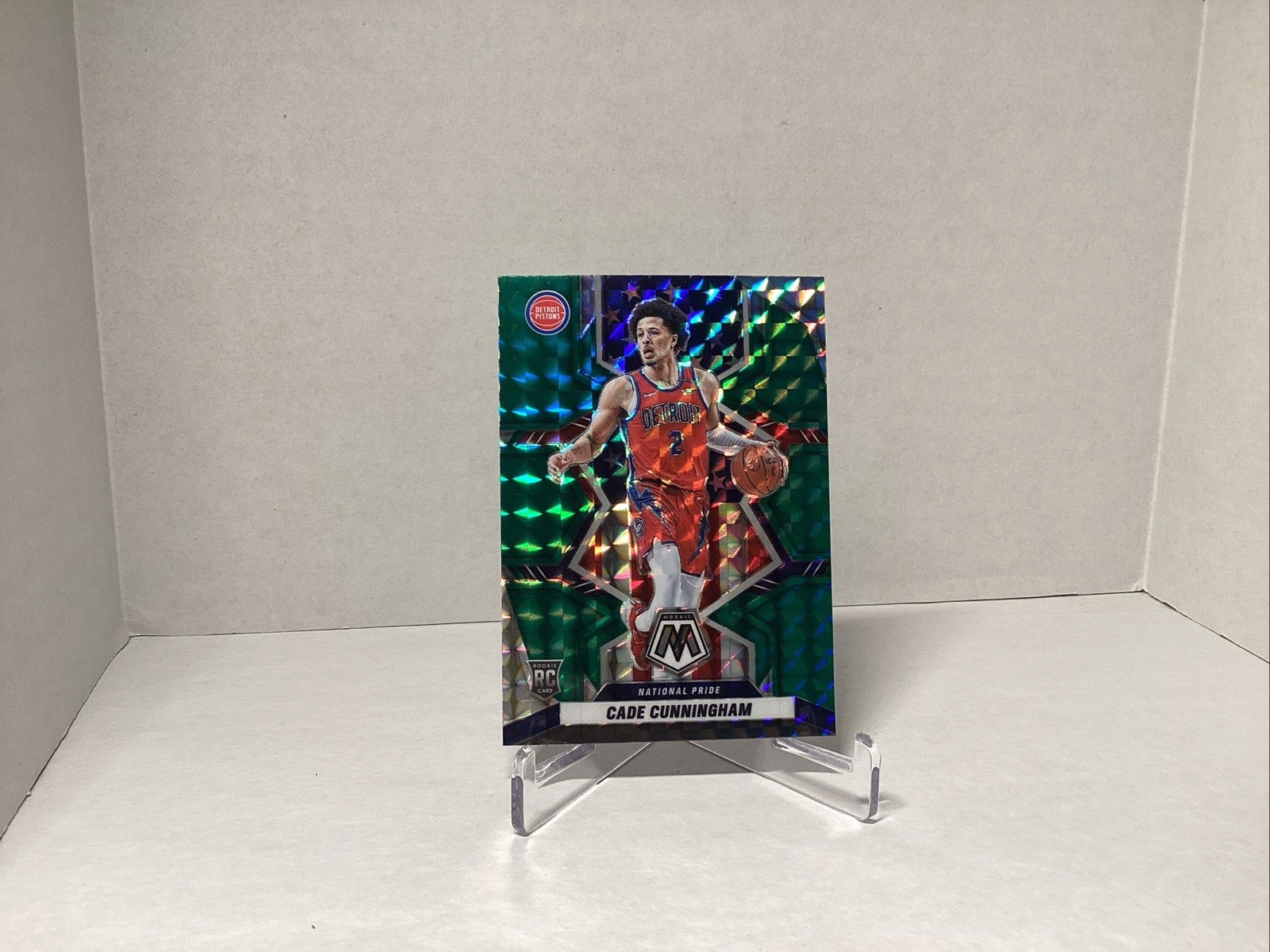 2021-22 Mosaic - Cade Cunningham Green Mosaic National Pride (RC) #260