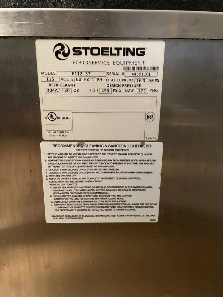 2 máquinas de helados Stoelting Foto 3 de 4
