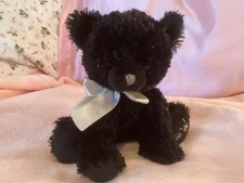 {Russ Berrie} Shining Stars Black Kitten Plush | GENTLY USED!