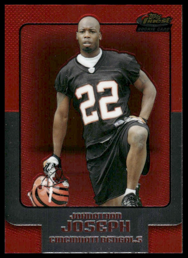 Johnathan Joseph Rookie RC 2006 Finest #144 Cincinnati Bengals