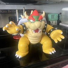 Super Mario Big Bad Bowser Figure Over 12” , Working