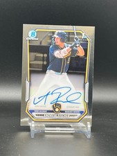 Andrew Fischer 2026 Topps Bowman Chrome Baseball 1st Bowman Auto Brewers