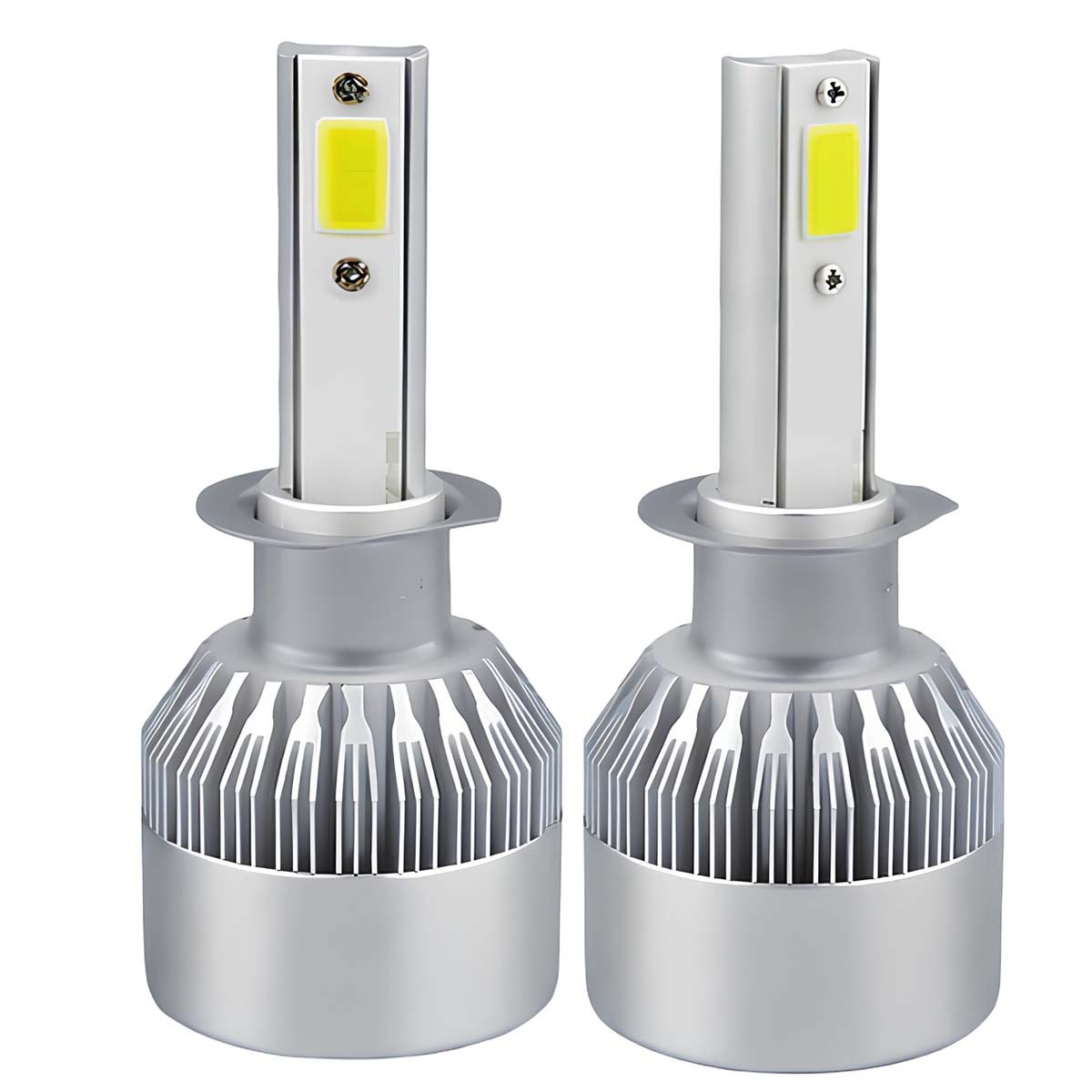 Ampoules LED H11 3600LM à dissipation thermique passive pour feux auto