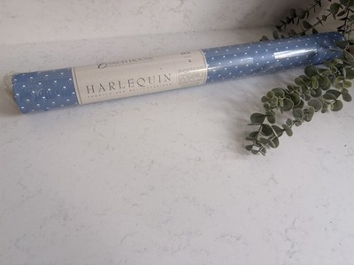 Harlekin Tapete Remise Blau Weiß 8315 L 