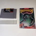 Drakkhen (Super Nintendo, SNES, 1991) Game Cartridge & Manual Only TESTED
