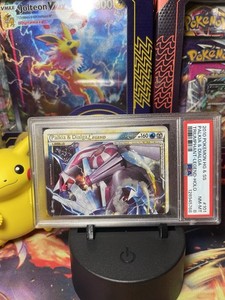 2010 POKEMON HEARTGOLD & SOULSILVER TRIUMPHANT #101 PALKIA & DIALGA PSA 8