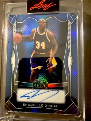 2025 Leaf Metal Authentics Volume 2 - Autographs Shaquille O'Neal #BA-SO1...