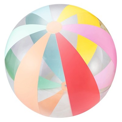 Multicolor Inflatable Jumbo Beach Ball, 60'', Age 3 & up, Unisex