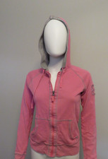 Vintage PINK Victoria's Secret Hoodie Sweatshirt Medium Pink-Gray