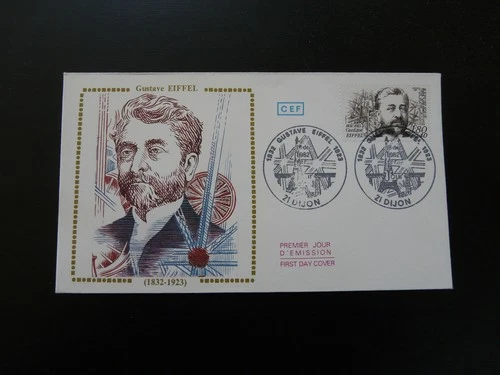 FDC France 1982 architect Gustave Eiffel (Dijon #1)