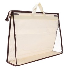 Dust bag bags, transparent bag XXL size PVC dustproof, beige