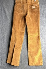 Vintage Wrangler Corduroy Pants Men 30 Measure 30X31 80s 70s USA Cowboy Rodeo