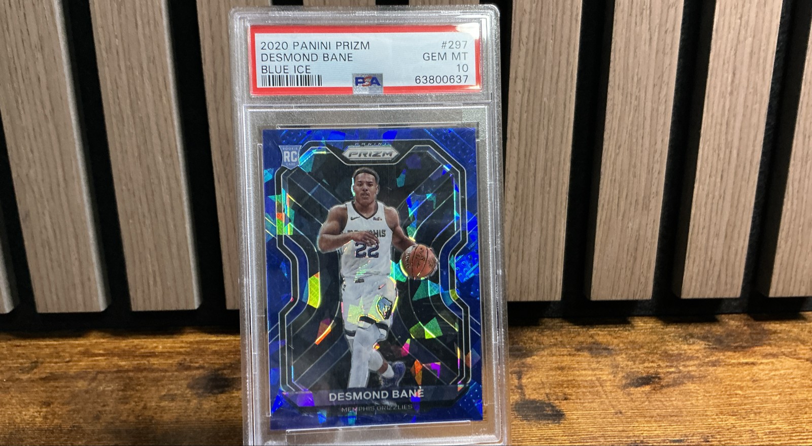 2020-21 Panini Prizm - Desmond Bane #297 Blue Ice Prizm /125 (RC)