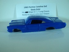 HO scale Slot Car Custom Resin body only Blue Pontiac Catalina 2x2 Fits AFX