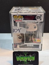 FUNKO POP! STRANGER THINGS ROBIN #674 2018 SDCC FUNDAYS EXCL. SIGNED MAYA HAWKE