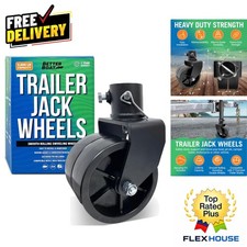Durable Marine-grade 2000 Lb Capacity Trailer Jack Wheel With 360-degree Swivel