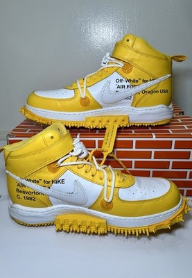 Nike Air Force 1 Mid SP Leather DR0500-101 Size 11.5 White/Varsity/Maize