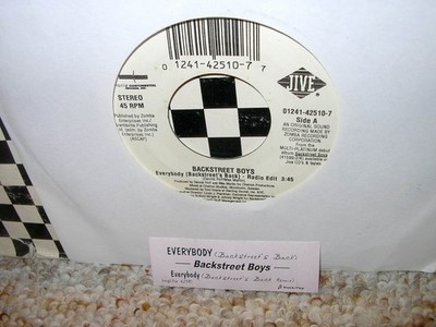 BACKSTREET BOYS-Everybody/Long As You Love Me-OR.JUKEBOX PROMO NM-/NM 45 + STRIP