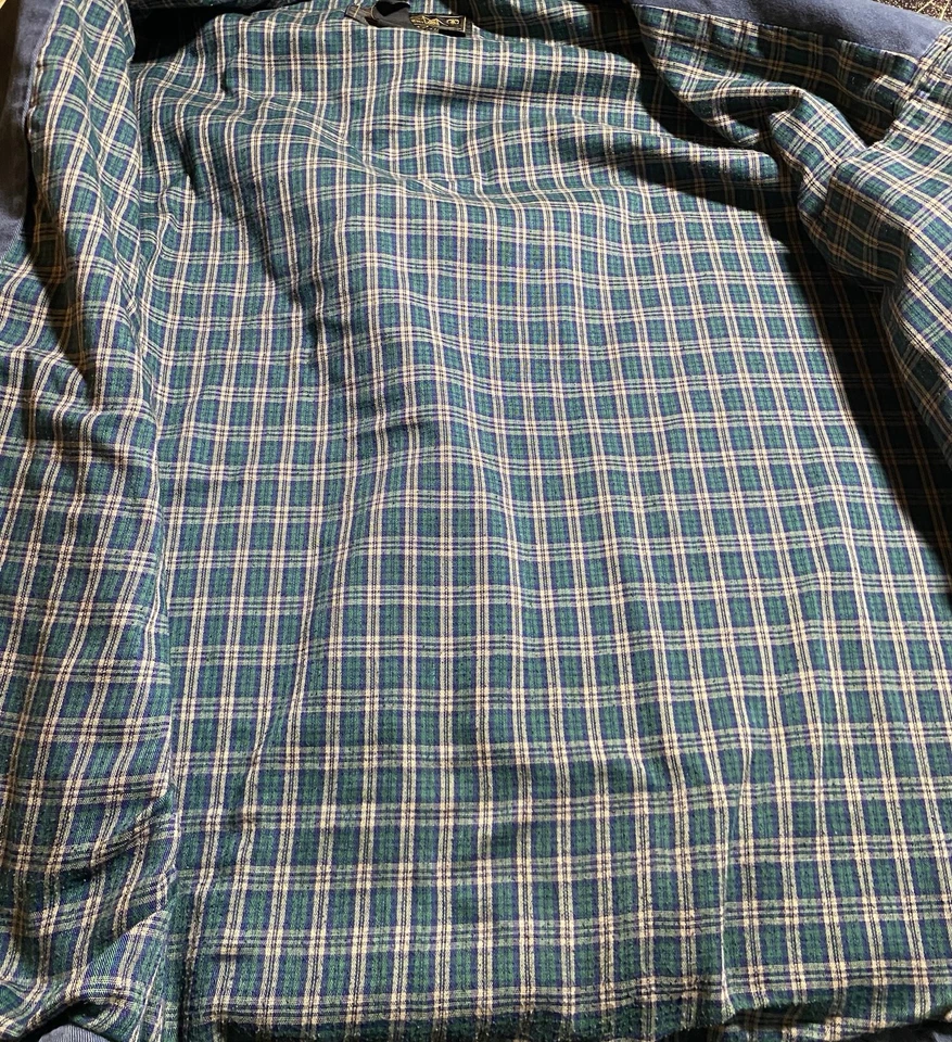 Vintage Eddie Bauer Harrington Ricky Jacket Sun Faded Blue Size XL Zip Up Men’s  - Image 4 of 4