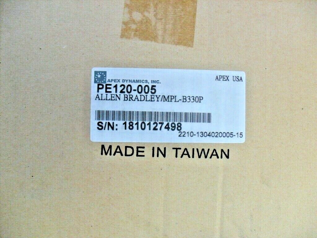 APEX DYNAMICS Planetary Gearbox PE120-005 A-B-MPL-B330P - NIB