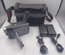 JVC GR-AXM310u VHS Compact Camcorder Video Camera w/ 2 Chargers Wont Stay On