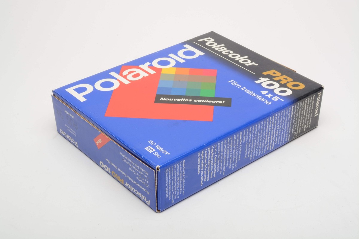 Polaroid Polacolor Pro 100 4x5 sheet film (20X) Expired 08/1994 | eBay