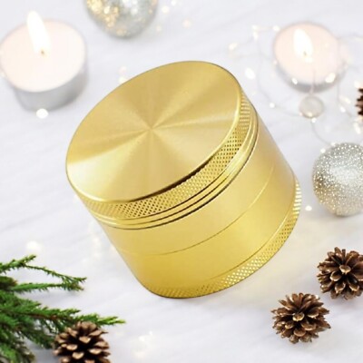 40 mm Goldschleifer Hochwertig 4 Schichten Metall WEIHNACHTSGESCHENK (UK-Lieferung)