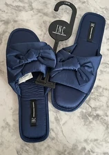 INC Blue Slipper Bow Womens 9-10 New With Tags