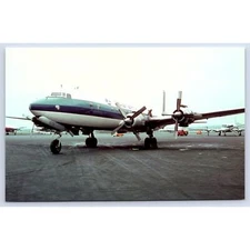 Eastern Airlines Douglas DC-7 Airplane 1950s AviationCards Postcard 01123