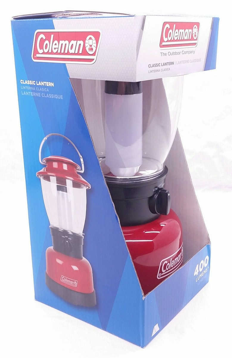 Coleman Red Classic Lantern 400 Lumen LED Portable | eBay Coleman Red Classic Lantern 400 Lumen LED Portable | eBay