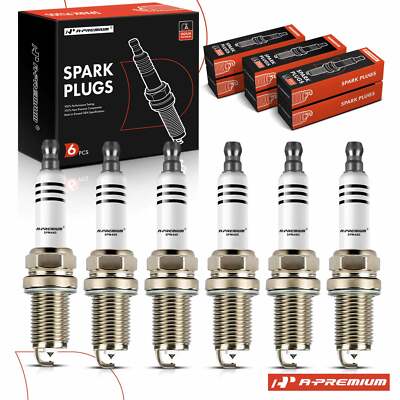 6x Iridium & Platinum Spark Plugs for Audi A7 Quattro 12-18 Volkswagen Touareg