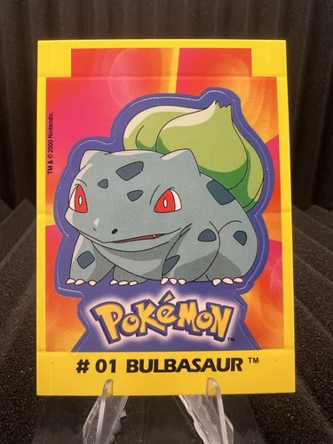 Bulbasaur #1 - Navarrete Kanto Buildable Card 2000s Vintage - Pokemon Card