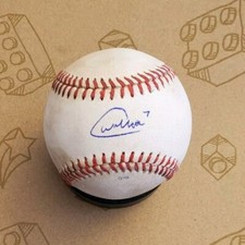 Autographed Baseball game used CAYDEN WALLACE Washington Nationals 