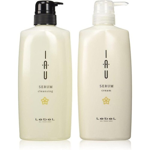 LebeL IAU Serum Cleansing Shampoo 600ml & Cream Treatment 600ml