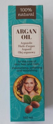 100% Natural Argan Oil für Haut,Haaren und Nägeln 100ml. 100% Naturell VEGAN NEU