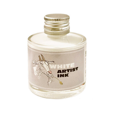 De Atramentis,White Artist Ink,Schreiben und Zeichnen,Schreibtinte,Malen,50ml