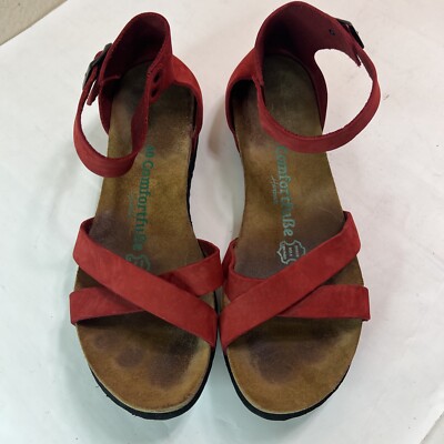 Comfortfube handmade brown leather sandals 11 /44 Sandals Womens 9 (41) Thong Strap Brown Leather Handmade  main image 2