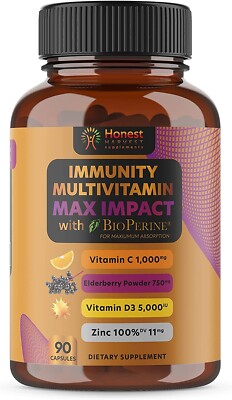 Immunity Multivitamin Complete Daily Vitamins Antioxidant Enhanced Absorption