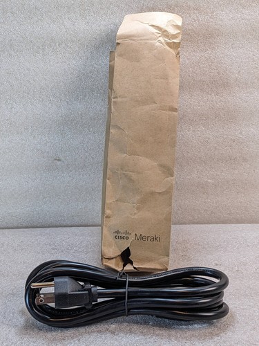 🔥New🔥 Cisco Meraki MA-PWR-CORD-US Power Cable - Black (X) - 第 1/7 張圖片