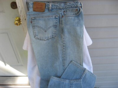 Levi's 550 W35xL34-Red Tab Small ''e'' Relax Fit-Tapered Leg-VG Condition