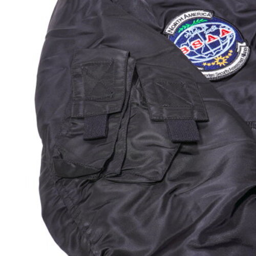CAPCOM Original Resident Evil BIOHAZARD MA-1 BSAA Flight jacket SIZE L - Picture 7 of 12