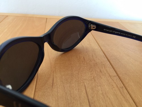 EMANUEL UNGARO Womens NWOT Vintage 4013 7003 130 Blue Frame 100% UV Sunglasses - Picture 7 of 12