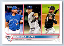 2022 Topps Baseball - 2021 American League Strikeout Leaders - Base - #138