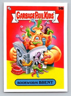 2022 Topps Garbage Pail Kids Book Worms Series 1 BOOKWORM BRENT #54b