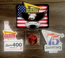 IN-N-OUT Burger RARE 400th Store Anniversary Burger Coin 2023 IDAHO 400TH STORE 