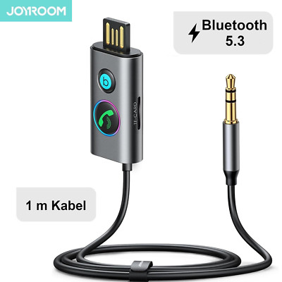 Autoempfänger Empfänger AUX Adapter Bluetooth Empfänger Kabellos Joyroom