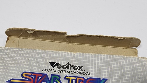 Vectrex Star Trek GCE Game Overlay Box Manual Arcade Retro Video Game Cartridge - Picture 18 of 18