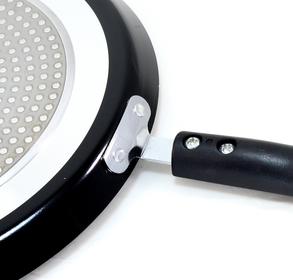 Non Stick Marble Coated Roti Dosa Tawa Pizza Pan Pancake Maker Crepe Pan 28cm
