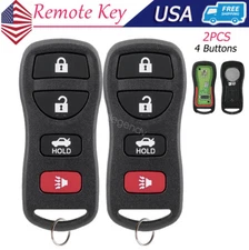 2 New Replacement Keyless Entry Car Remote Key Fob Control For Nissan KBRASTU15